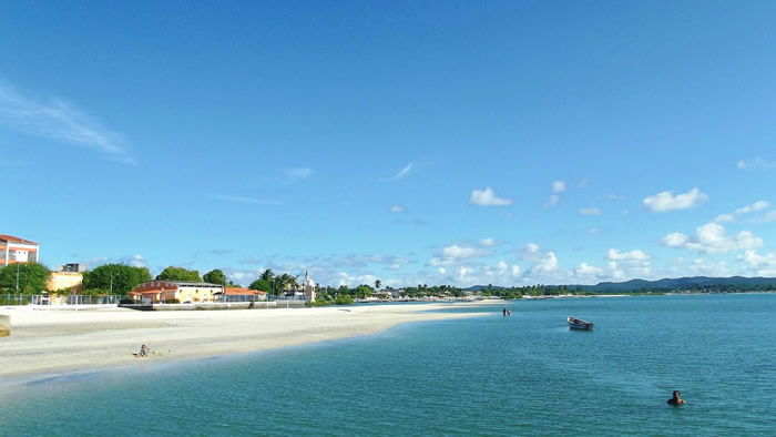 La plage de Salinas Margarida